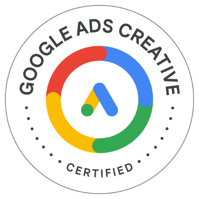 Certyfikat reklam Google z kreacji