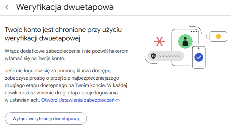 Weryfikacja dwuetapowa gmail