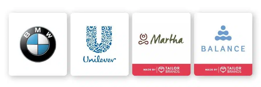 Abstrakcyjne logotypy znanych marek