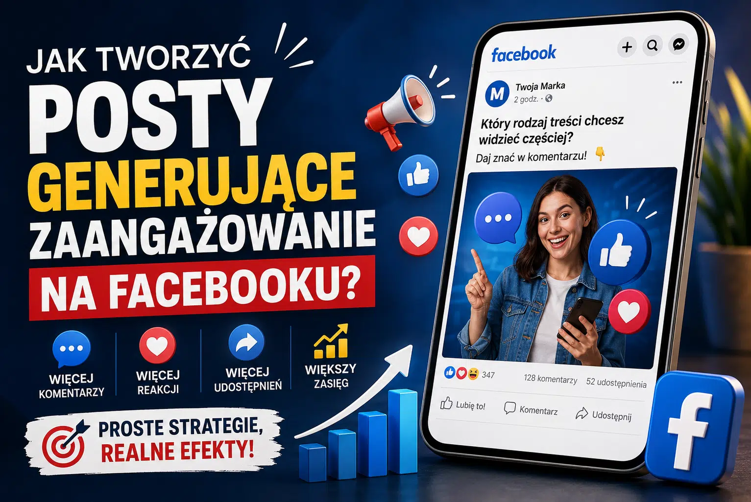 Jak tworzyć posty generujące zaangażowanie na Facebooku