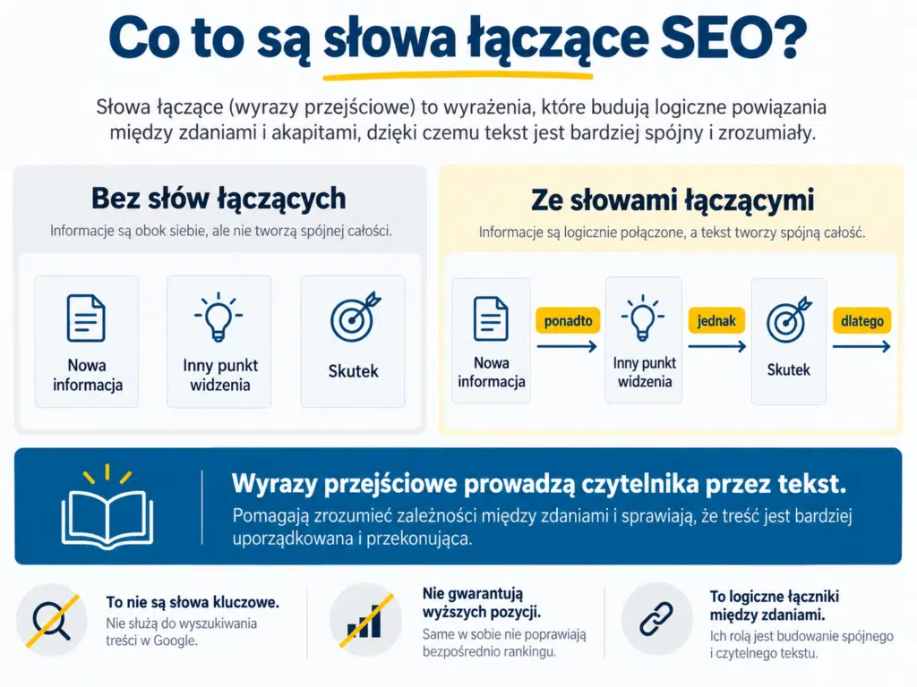 Co to są słowa łączące SEO