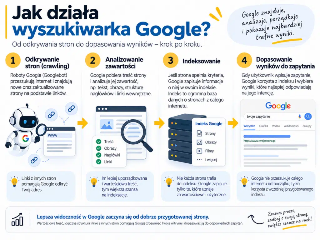 Jak działa wyszukiwarka Google